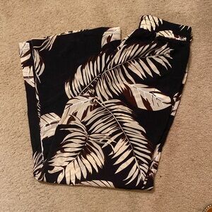 Frenchy Women’s Tropical Printed High Waist Pants